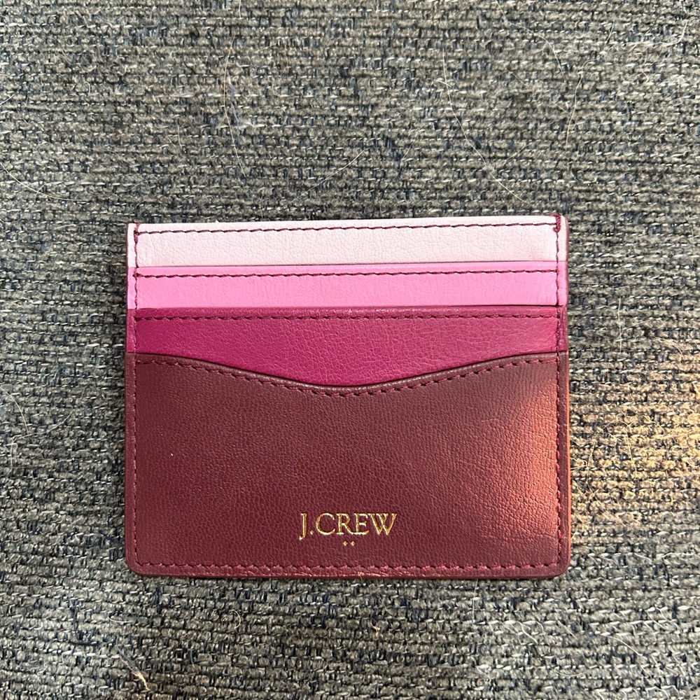 NWOT J. Crew card holder